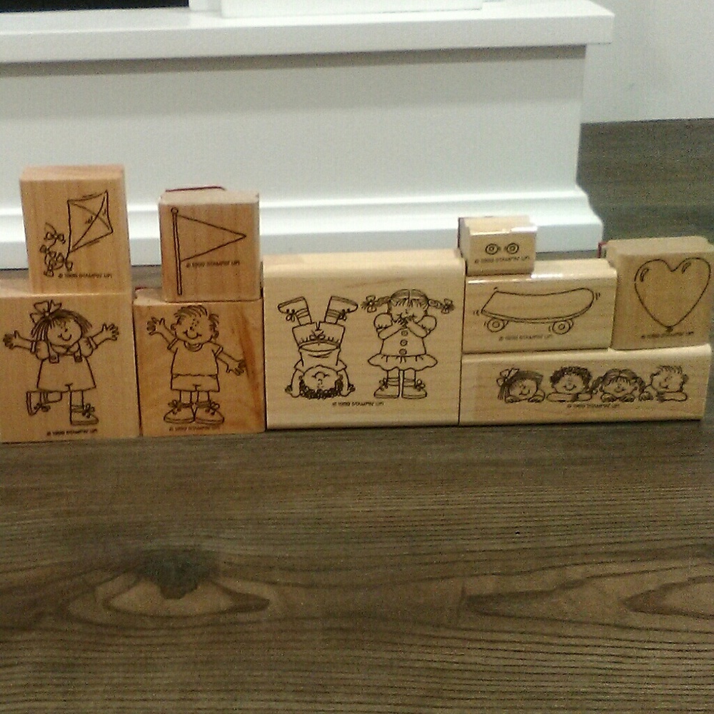 Vintage Kids At Play Stampin Up Set (1999)